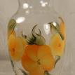 7 inch Vase - Island Blossom Swirl - Sunshine