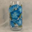 Vase or Candle - Blossoms - Cerulean-Calypso